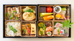 [テイクアウト専用：要前日予約] 日本料理 会席料理豪華２段弁当 ご自宅で季節の会席料理を味わう 琥珀 6,480円