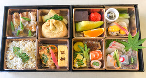 [テイクアウト専用：要前日予約] 日本料理 会席料理豪華２段弁当 ご自宅で季節の会席料理を味わう 琥珀 6,480円
